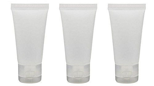SYBL 20Pcs 50ml/1.7oz Empty Refillable Clear Plastic Soft Tubes Cosmetic Sample Packing Storage Vial Container Bottle Jars Perfect For Facial Cleanser Lotion Shampoo Shower Gel - Image 5