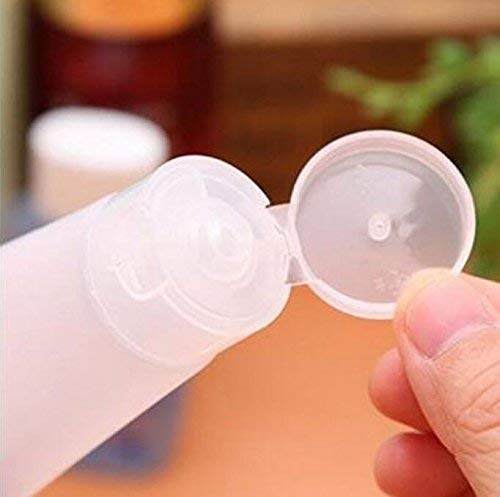 SYBL 20Pcs 50ml/1.7oz Empty Refillable Clear Plastic Soft Tubes Cosmetic Sample Packing Storage Vial Container Bottle Jars Perfect For Facial Cleanser Lotion Shampoo Shower Gel - Image 2