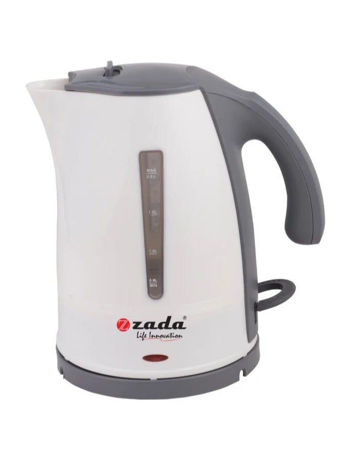 زادا غلاية كهربائية بلاستيك من زادا 2 لتر – 2200 وات ZKT-202 - Image 1
