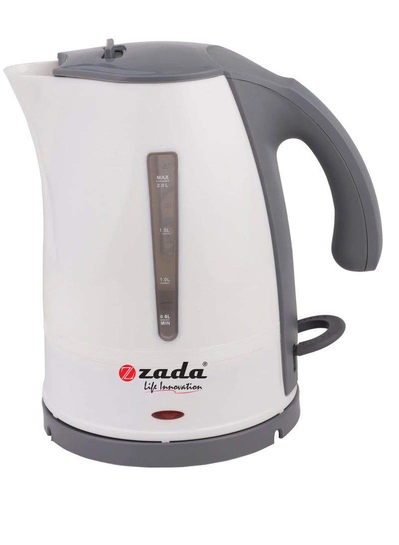 زادا غلاية كهربائية بلاستيك من زادا 2 لتر – 2200 وات ZKT-202 - Image 3