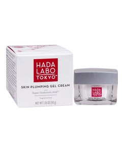 Hada Labo Tokyo Hada Labo Tokyo Plumping Gel Cream, Facial Moisturizer, Clinically Proven to Provide 24-Hour Moisture in One Use, Super HyaluronicAcid, Ceramides, Collagen, No Parabens, Dyes or Fragrance, 1.76 oz  - Image 1