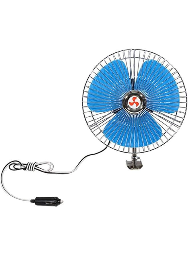 الكبريت مروحة سيارة كهربائية مقاس 10 بوصات للوحة قيادة السيارة تدور بزاوية 90 درجة لجميع السيارات - Image 1