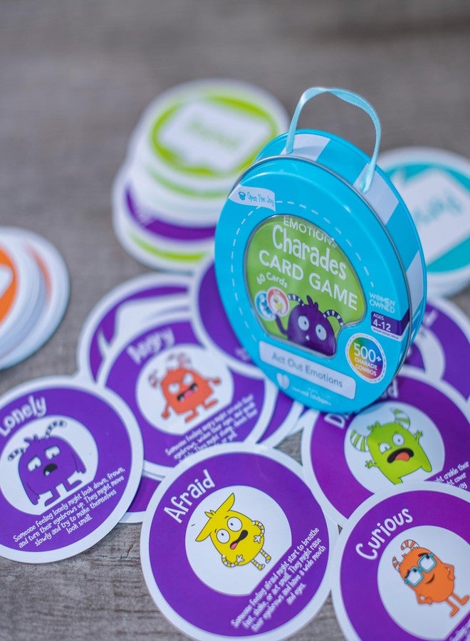 Open The Joy - Emotions Charades Card Game for Kids, Family Fun Educational Activity to Explore Feelings and Expressions - Ages 4 and Up - Image 3