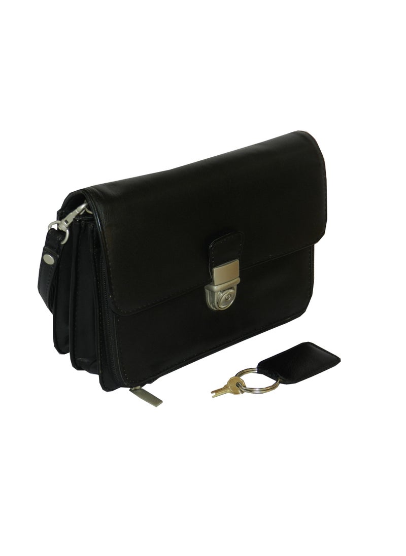 LAVERI LEATHER - Laveri Genuine Leather Designer Hand Pouch For Travel - Image 1
