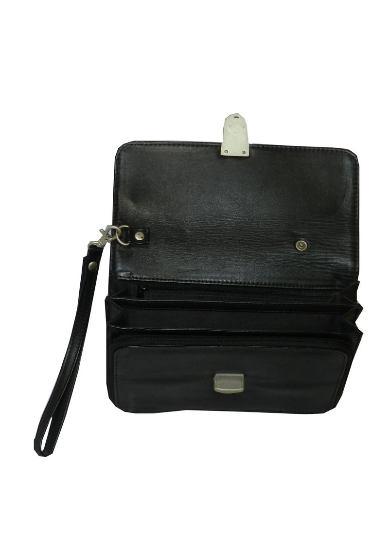 LAVERI LEATHER - Laveri Genuine Leather Designer Hand Pouch For Travel - Image 1