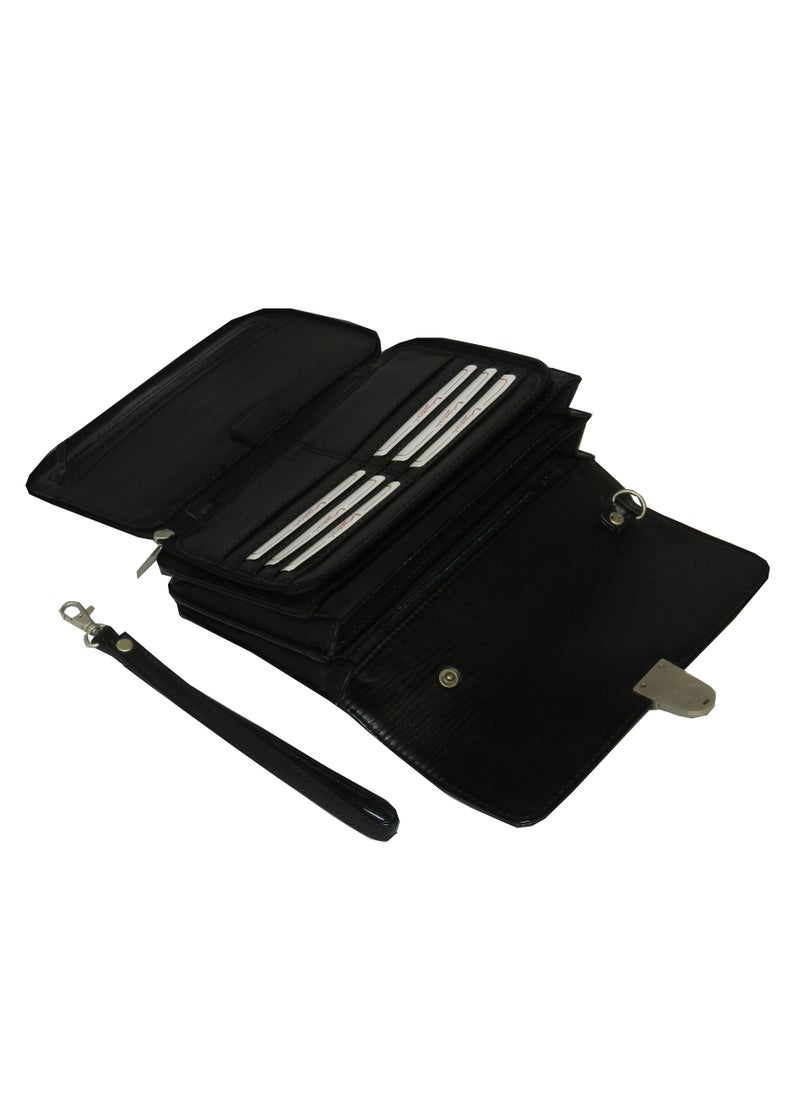 LAVERI LEATHER - Laveri Genuine Leather Designer Hand Pouch For Travel - Image 1