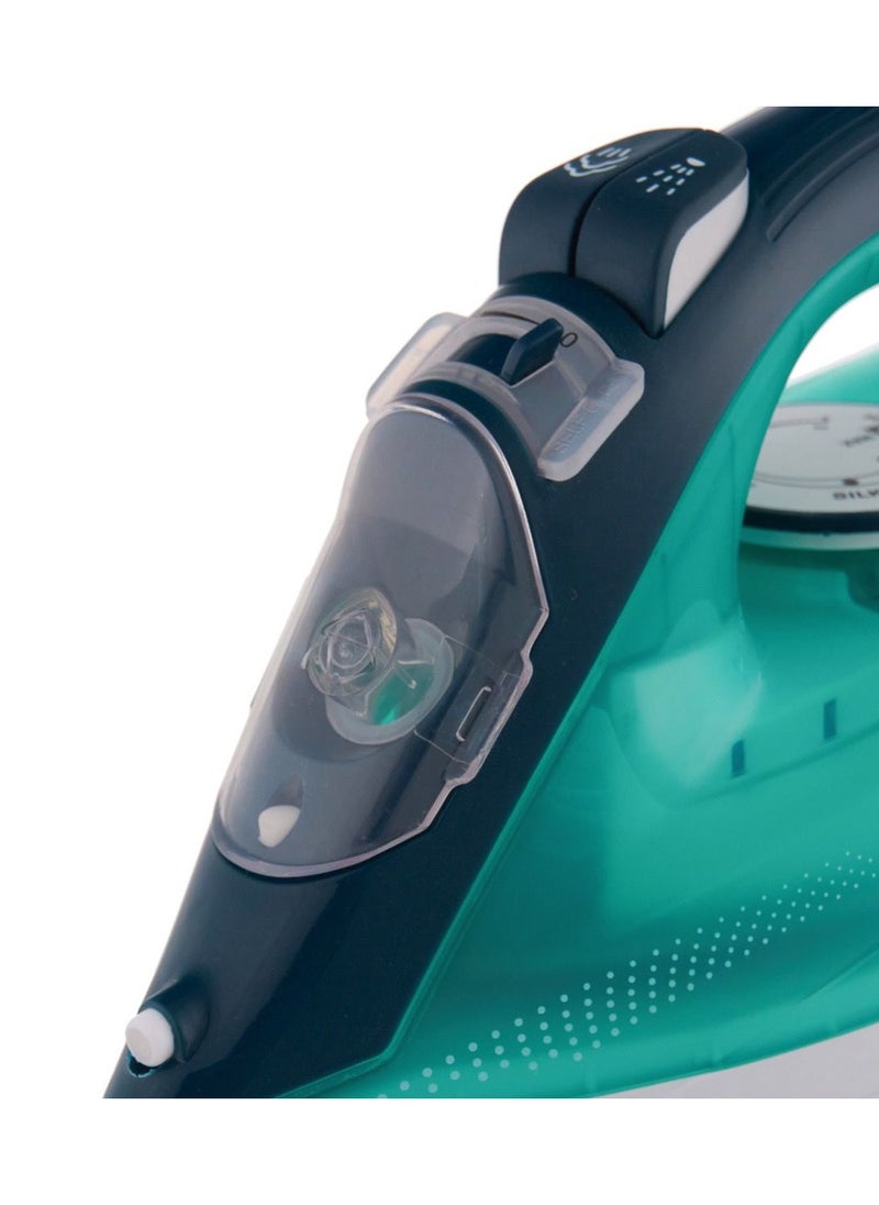 IDO - IDO Ceramic Steam Iron 2200w, Mint/Green – SI2200-MGR - Image 1