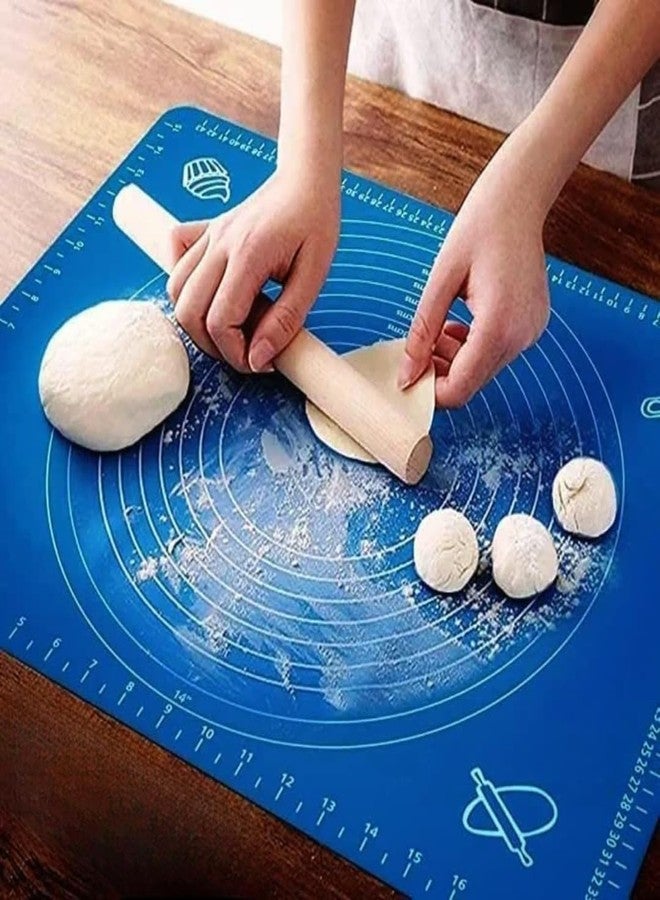 DIGALI ENTERPRISE DIGALI Silicone BakingMat with Measurements | Non-Stick Pastry RollingMat | Large Anti-Slip Dough KneadingMat for Roti, Pizza, Bread | Reusable Food Grade Silicone KitchenMatSilicon Roti Mate - Image 1