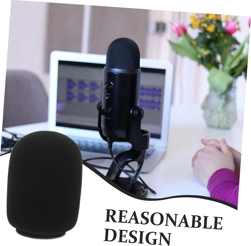 Artibetter 20 Pack Microphone Wind Muff Covers Professional Sponge Foam For Enhanced Sound Isolation Audio Recording - Image 4
