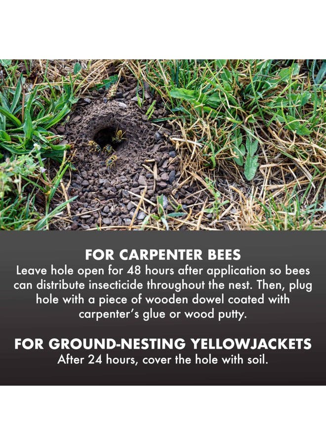 Spectracide Carpenter Bee And Ground-Nesting Yellowjacket Killer Foaming Aerosol 16 Ounces, Expands To Where Insects Live - Image 5