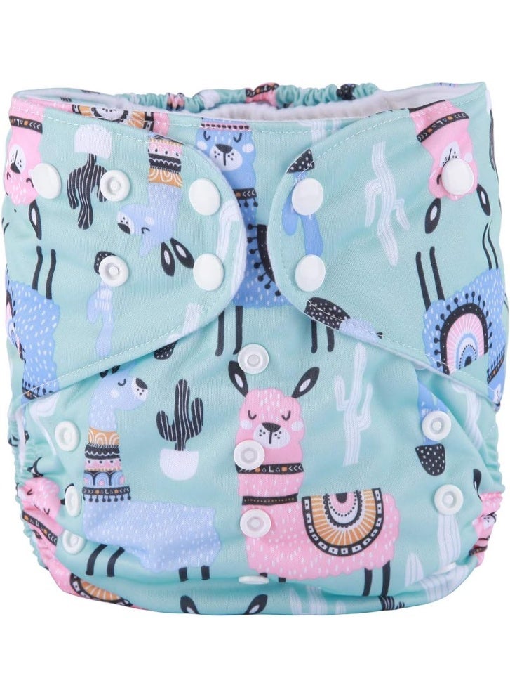 Sigzagor 2 to 7 Years Old Junior Big Cloth Diaper Nappy Pocket Reusable Washable Baby (Alpaca) - Image 2
