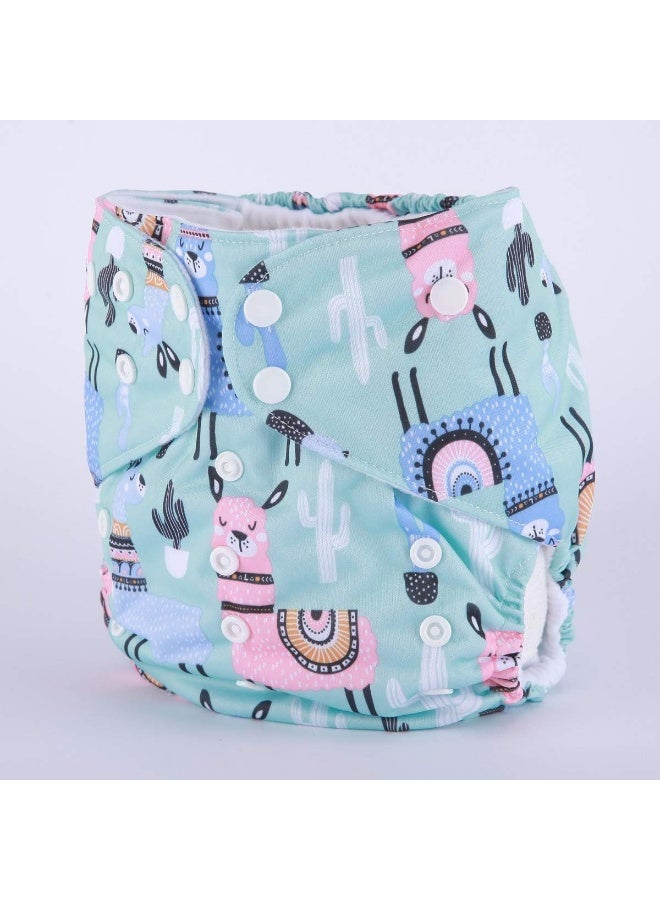 Sigzagor 2 to 7 Years Old Junior Big Cloth Diaper Nappy Pocket Reusable Washable Baby (Alpaca) - Image 1