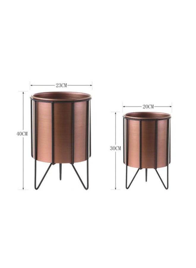 E.V.A Tudor Tan Planter - Image 1