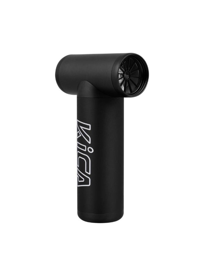 KiCA Portable Fan Black – 86000 RPM High-Speed Air Blower, 11.5m/s Airflow, Lightweight Compact Design, Manual & Power Modes, Multi-Purpose Cleaning, Drying, Inflating & Dust Removal Fan - Image 2