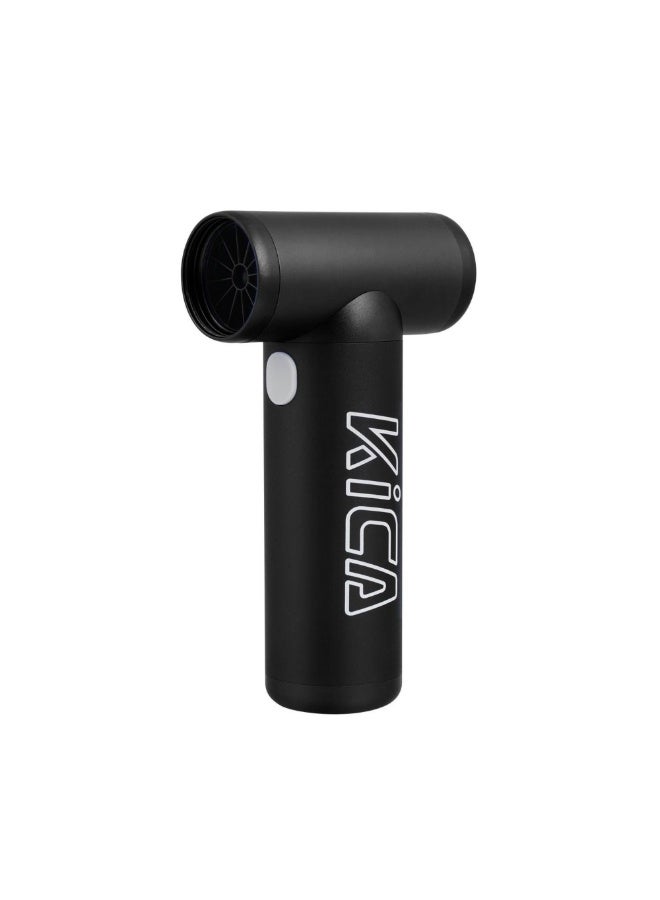 KiCA Portable Fan Black – 86000 RPM High-Speed Air Blower, 11.5m/s Airflow, Lightweight Compact Design, Manual & Power Modes, Multi-Purpose Cleaning, Drying, Inflating & Dust Removal Fan - Image 1