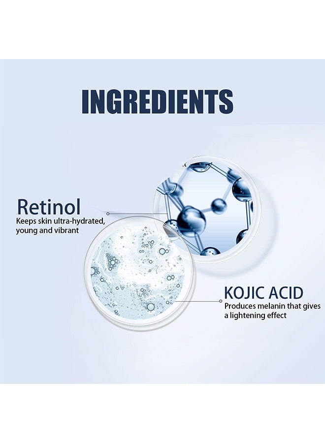 إيست مون كريم كول تندر للعين للرجال 15 جم - كريم ريتينول للعين لإصلاح أكياس العين والهالات السوداء وشد الخطوط الدقيقة وترطيب وإصلاح كريم العين - Image 5