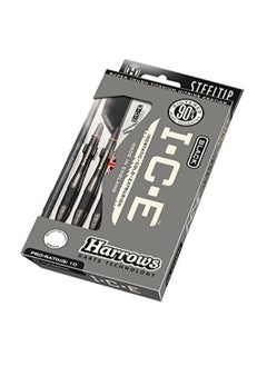 Harrows Black Ice 90% Tungsten Barrels Dartboard Pin 3 Pcs Set  - Image 1