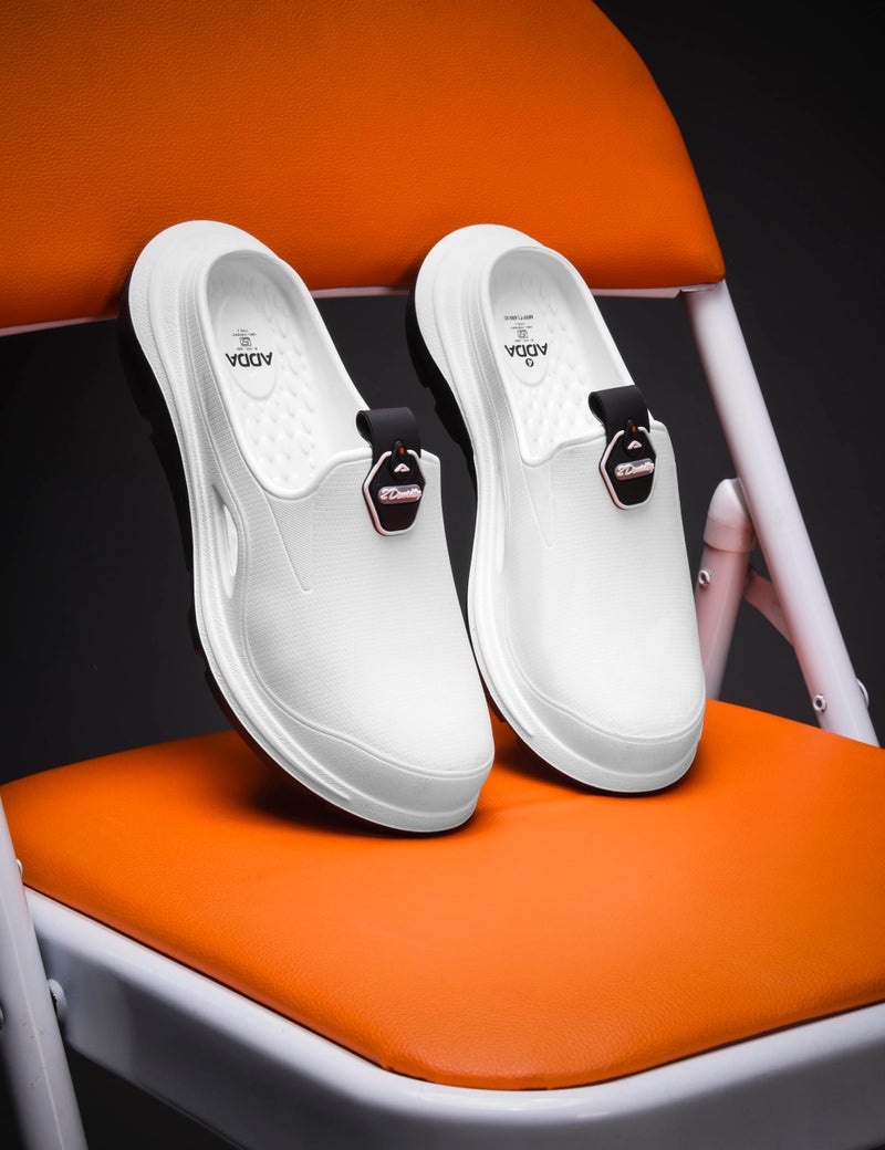 Adda Women White Clogs - Image 2