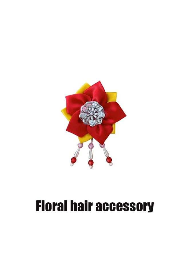 رات سو فستان هانبوك كوري تقليدي بأكمام طويلة للفتيات والنساء مع إكسسوارات شعر، ملابس للأداء على المسرح، رقص، وأزياء تنكرية (كوسبلاي) - Image 3