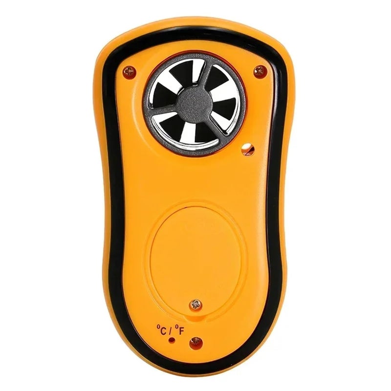 مقياس سرعة الرياح المحمول مقياس الحرارة 0-30 م/ث مقياس درجة الحرارة 10-45 درجة مئوية - Image 5