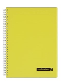 Maruman 80-Sheet Septcouleur Notebook A6 Size Yellow  - Image 1