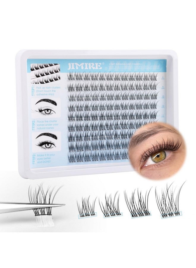 جيمير رموش جيمير ذاتية اللصق، رموش طبيعية ناعمة، رموش لاصقة مسبقًا، لا حاجة إلى غراء، رموش صناعية بالضغط باستخدام ملقط، رموش ذاتية اللصق قابلة لإعادة الاستخدام، سهلة الاستخدام، 9-12 مم - Image 1