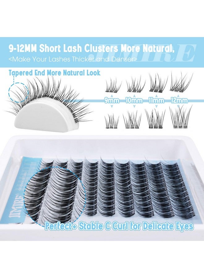 جيمير رموش جيمير ذاتية اللصق، رموش طبيعية ناعمة، رموش لاصقة مسبقًا، لا حاجة إلى غراء، رموش صناعية بالضغط باستخدام ملقط، رموش ذاتية اللصق قابلة لإعادة الاستخدام، سهلة الاستخدام، 9-12 مم - Image 2