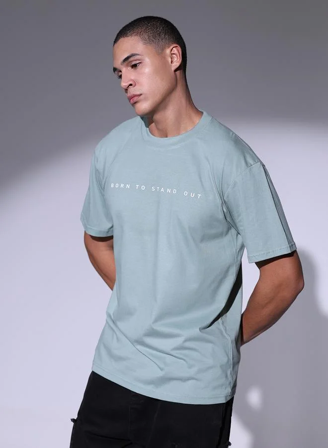 هوبرهولمي تيشيرت قطن رجالي بقصة عادية، لون عصري وقماش خفيف