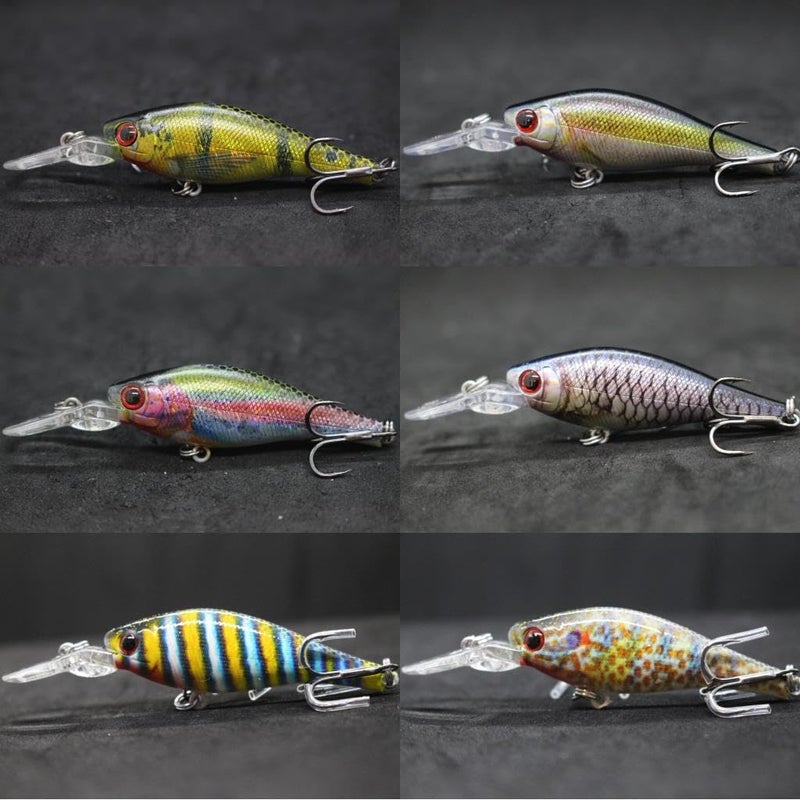 wLure Minnow Crankbait for Bass Fishing Bass Lure Jerkbait Fishing Lures and Tackle Box - Image 4