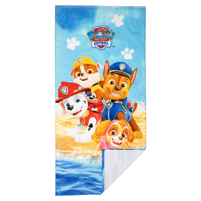 Franco Kids Super Soft Cotton Bath/Pool/Beach Towel, 58 in x 28 in, Paw Patrol - Image 5
