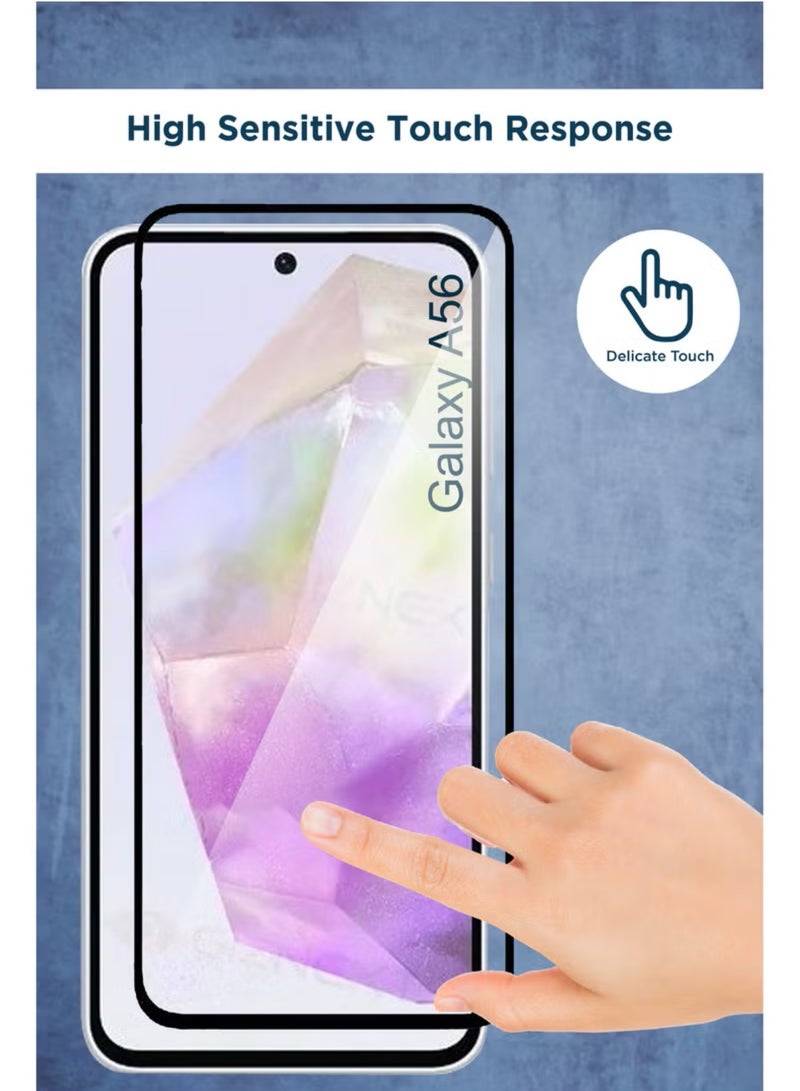 Screen Protector Tempered Glass for Samsung Galaxy A56 sticker  - Image 3