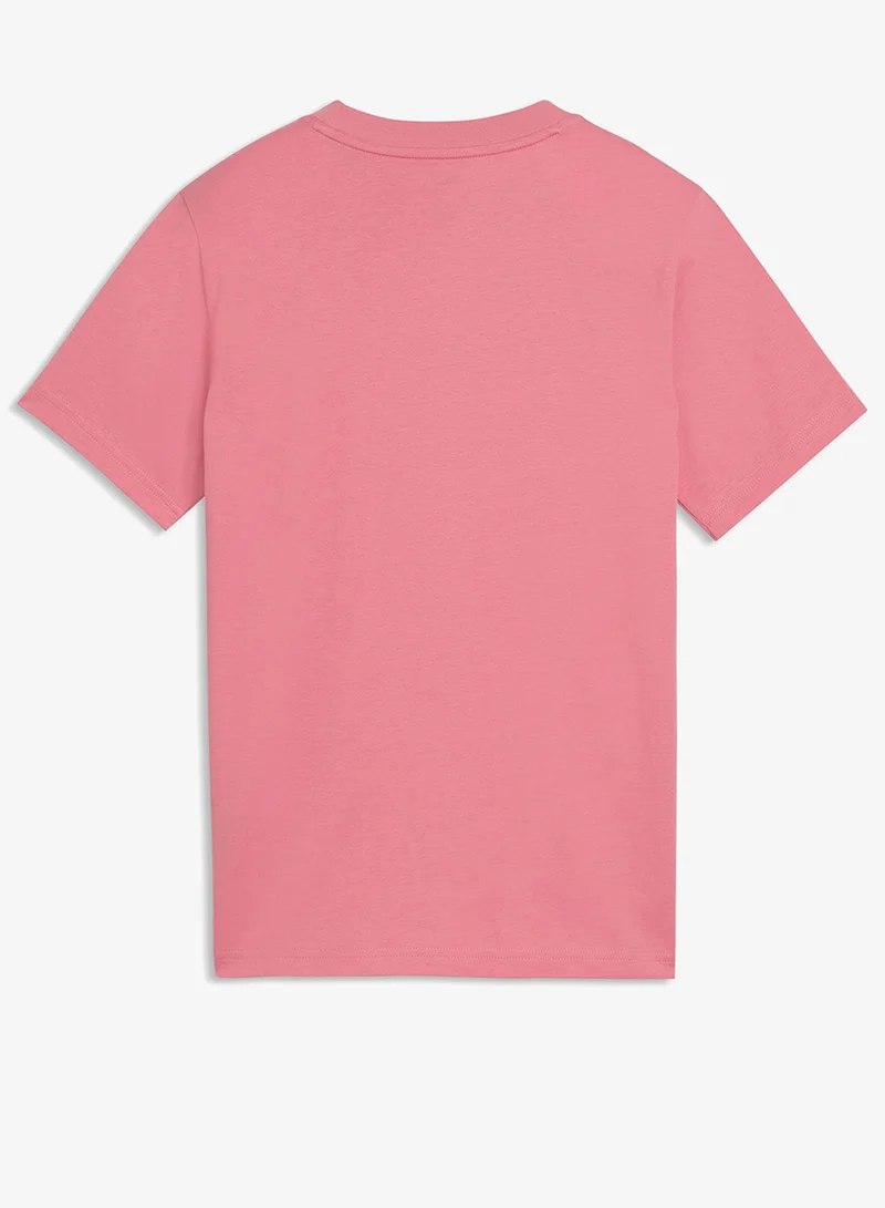 بوما Youth Graphic Floral Cat T-Shirt