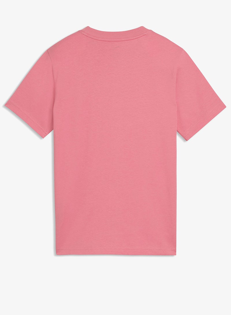 PUMA Youth Graphic Floral Cat T-Shirt - Image 2