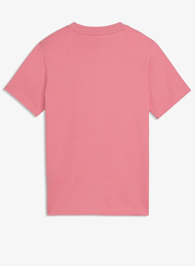 بوما تيشيرت قطة برسومات زهور للشباب