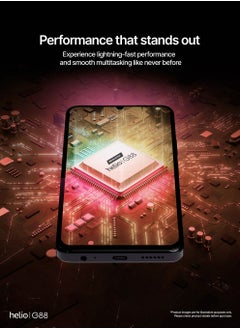 INOI A54 Spectre 6.75”, 4G LTE, HD+, MTK G88 Processor 2.0GHz, 12GB RAM(4+8GB Memory Fusion) + 128GB, 50MP + 2MP + Monochrome Triple Camera with AI, Titanium Black, Middle East Version, 777 days of warranty  - Image 4