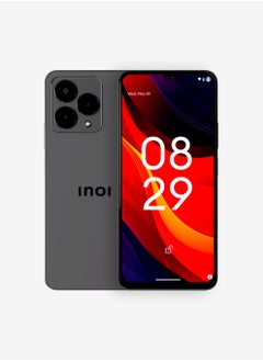 INOI A54 Spectre 6.75”, 4G LTE, HD+, MTK G88 Processor 2.0GHz, 12GB RAM(4+8GB Memory Fusion) + 128GB, 50MP + 2MP + Monochrome Triple Camera with AI, Titanium Black, Middle East Version, 777 days of warranty  - Image 1