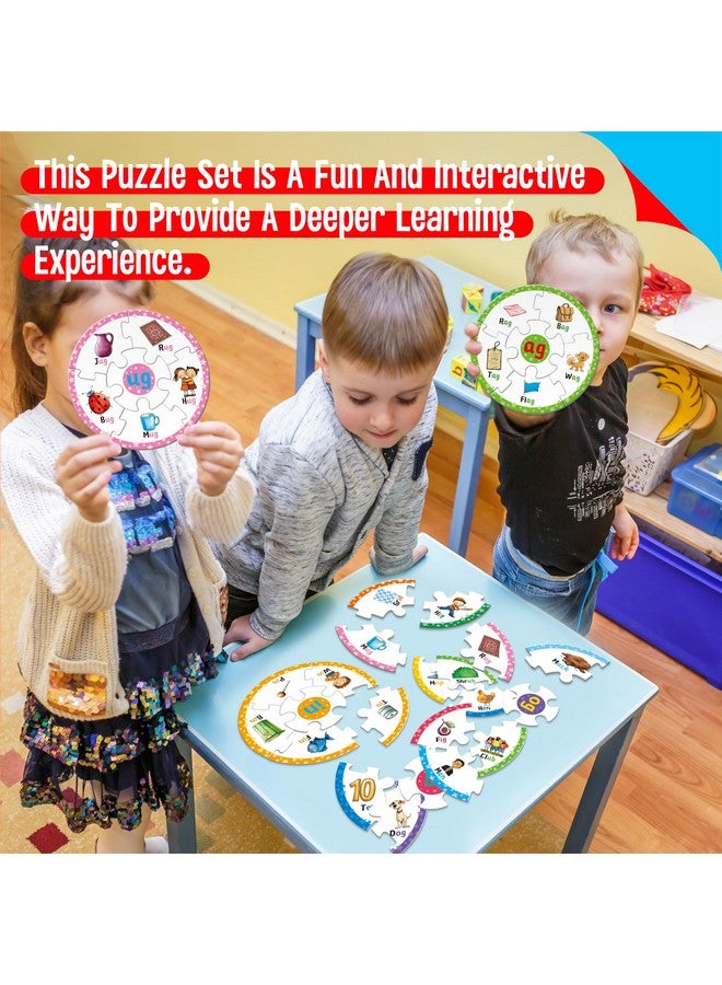 SpriteGru Phonics Puzzles, Short Vowel Sound Blends-30 Phonics & 150 Sight Words, Phonetic Rhyming Game Learn to Read Spell First Word Early Educational Tool for Toddlers, Preschool, Kindergarten, Homeschooling - Image 5