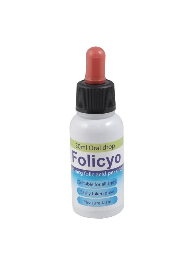 Biopharma Scientific Folicyo 200mcg Folic Acid Oral Drop 30ML  - Image 2