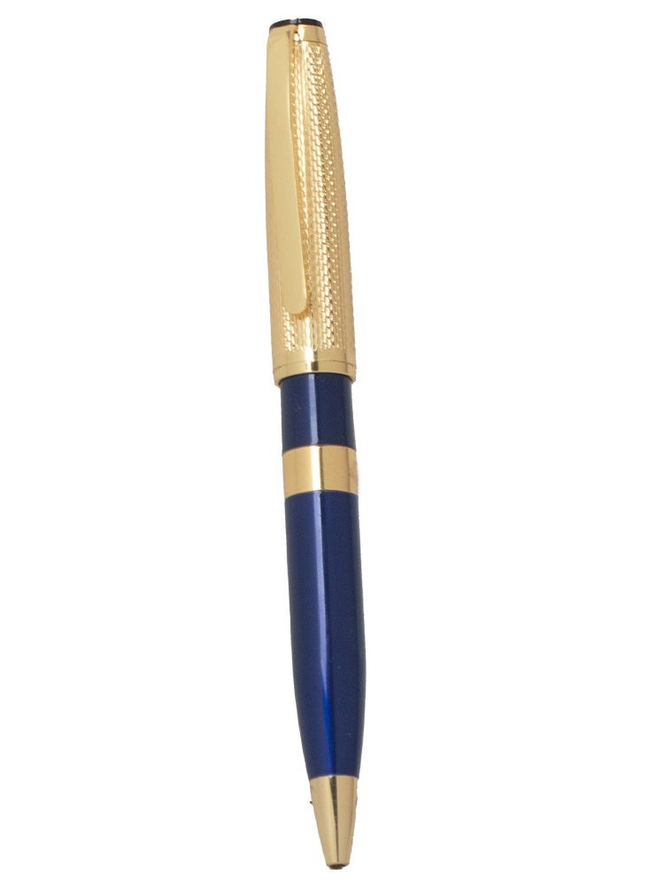 RS RS brand men's pen with a modern and simple design, blue and gold  - Image 2