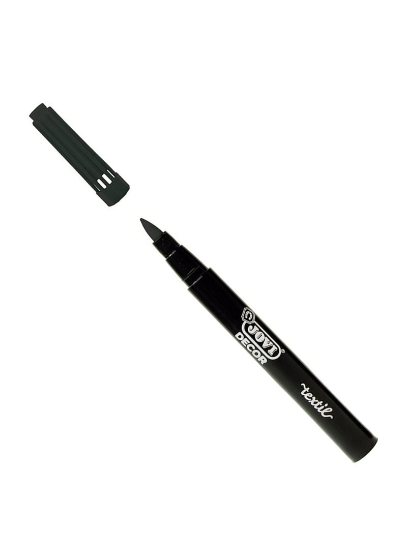 JOVI  markers زخرفة قماشية 12 قطعة متعددة الألوان - Image 3