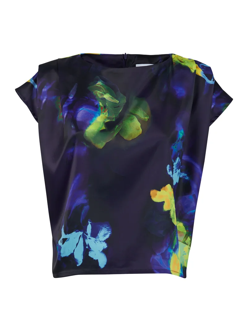 leem Drop Shoulder Printed Top