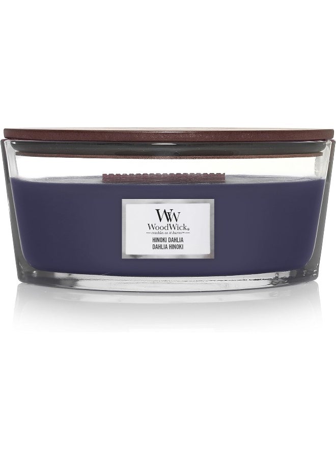 WoodWick WoodWick Scented Candle Ellipse Hinoki Dahlia - 9 cm / 19 cm  - Image 1