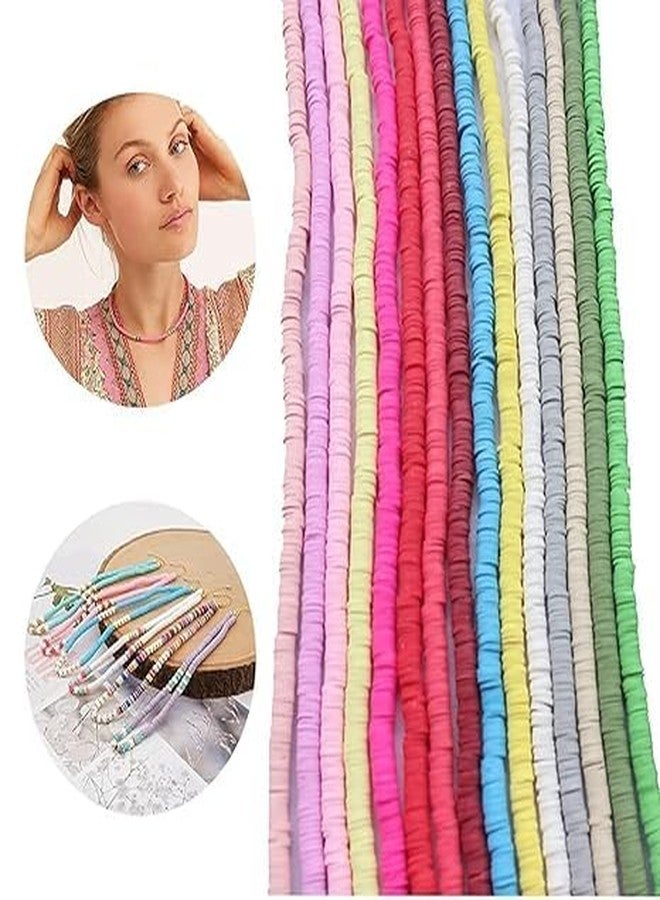 Zekista مجموعة خرز زيكيستا DIY لصنع الأساور والمجوهرات، خرز من طين البوليمر الناعم مع فواصل، طقم حرفي باللونين الأسود والأبيض للبنات والأولاد والنساء، طقم صنع المجوهرات (مجموعة خرز DIY - 1) - Image 2