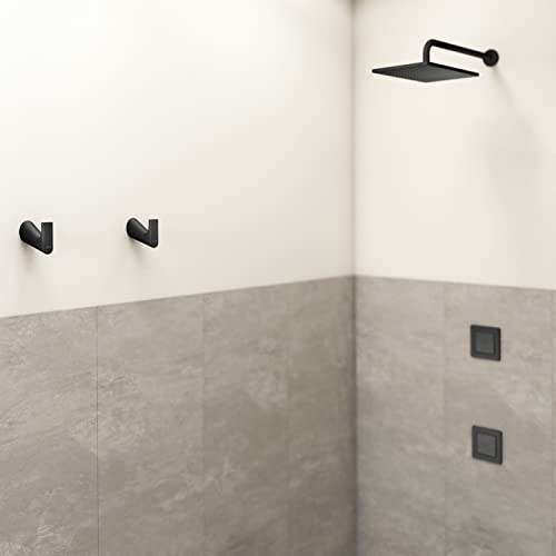 Kohler Accent™ Single Robe Hook | Door Mount Robe Hanger | Contemporary Straightline Design | Easy Install with Hardware | Rust Resistant Durable Metal Build | Matte Black Finish | 2 Yrs Warranty - Image 3