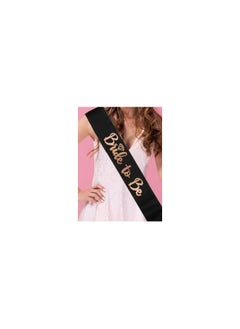 CATANES Bride To Be Sash Party Wedding Decorations Party Favors Accessories Black  - Image 2