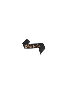 CATANES Bride To Be Sash Party Wedding Decorations Party Favors Accessories Black  - Image 1