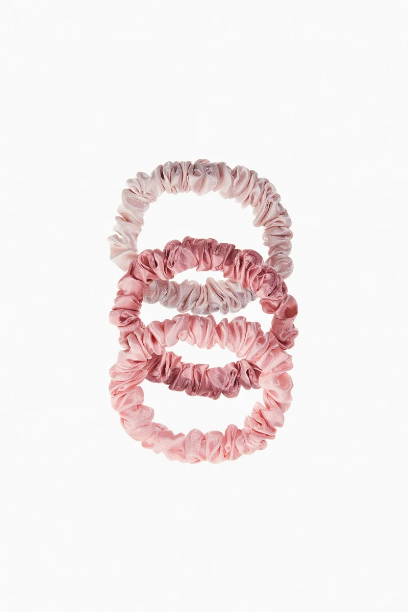 H&M 3-pack silk scrunchies