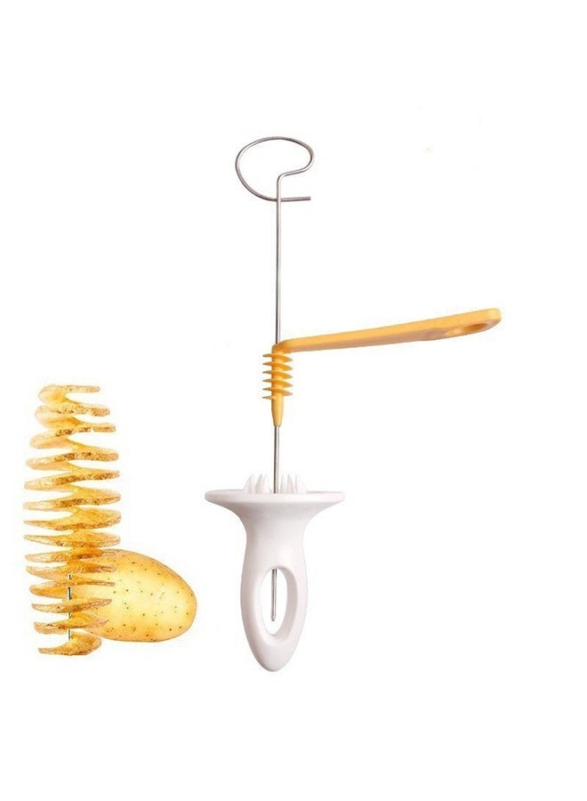 سيستار 6 قطع من قطاعة الفواكه والخضروات الدوارة متعددة الوظائف وقطاعة الخضروات الإبداعية مع مجموعة مقبض - Image 4