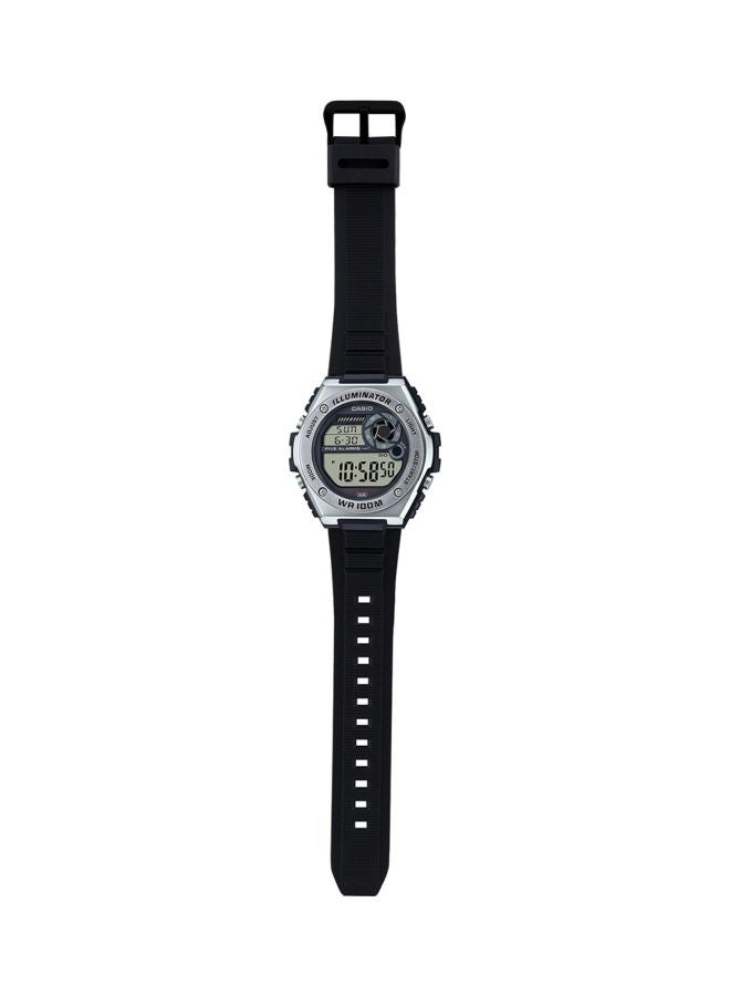 CASIO Men Quartz Digital Wrist Watch Youth MWD-100H-1AVDF - 52 mm - Black - Image 5