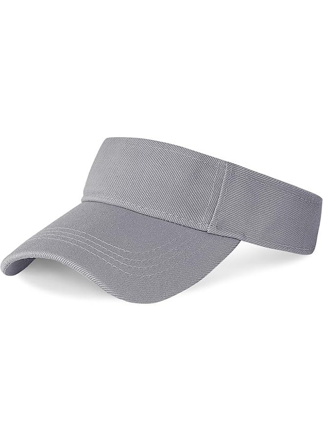 YJ Sun Visors Cap Adjustable Empty Top Baseball Cap Cotton Ball Caps Lightweight Sports Outdoor Sun Protection Cap Hats for Women Men - Image 1